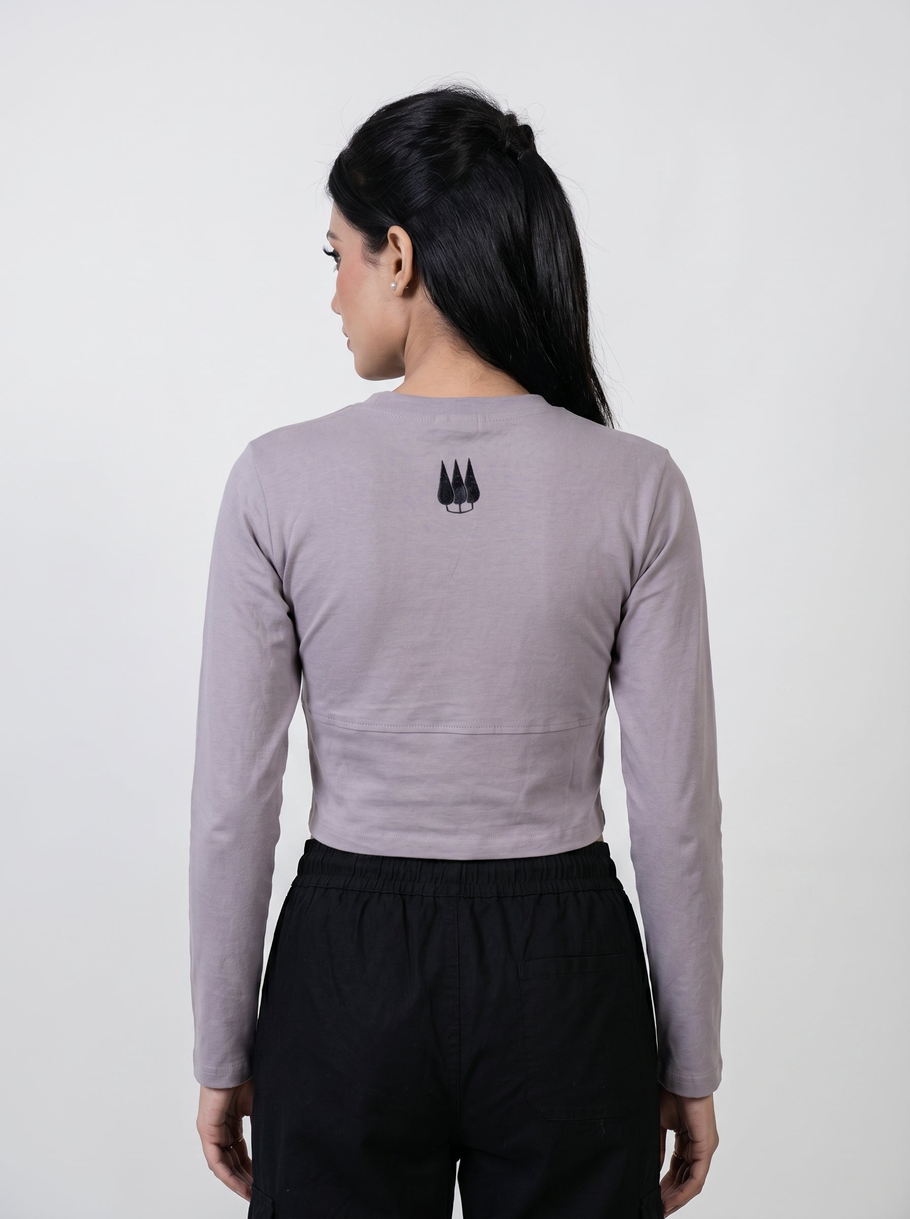 Wilpattu Full Sleeves Crop Top