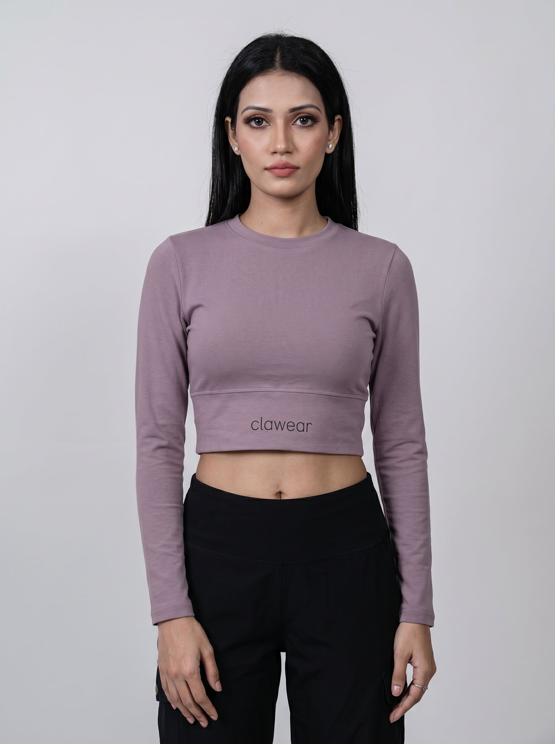 Wilpattu Full Sleeves Crop Top