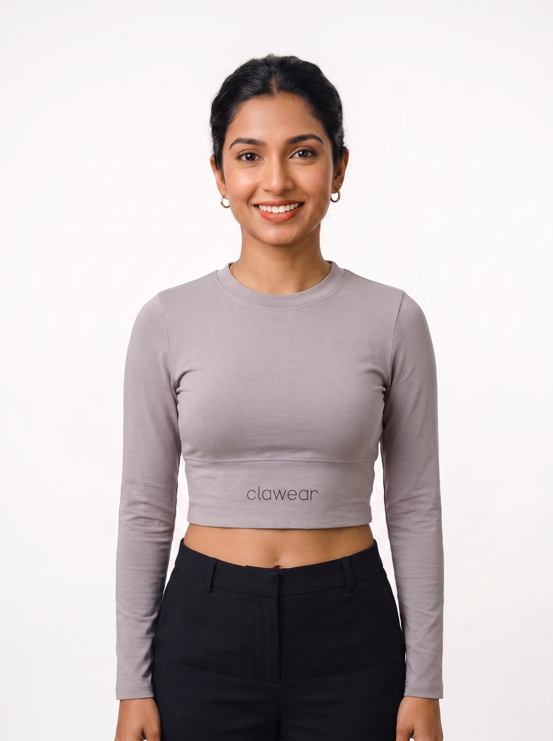 Wilpattu Full Sleeves Crop Top