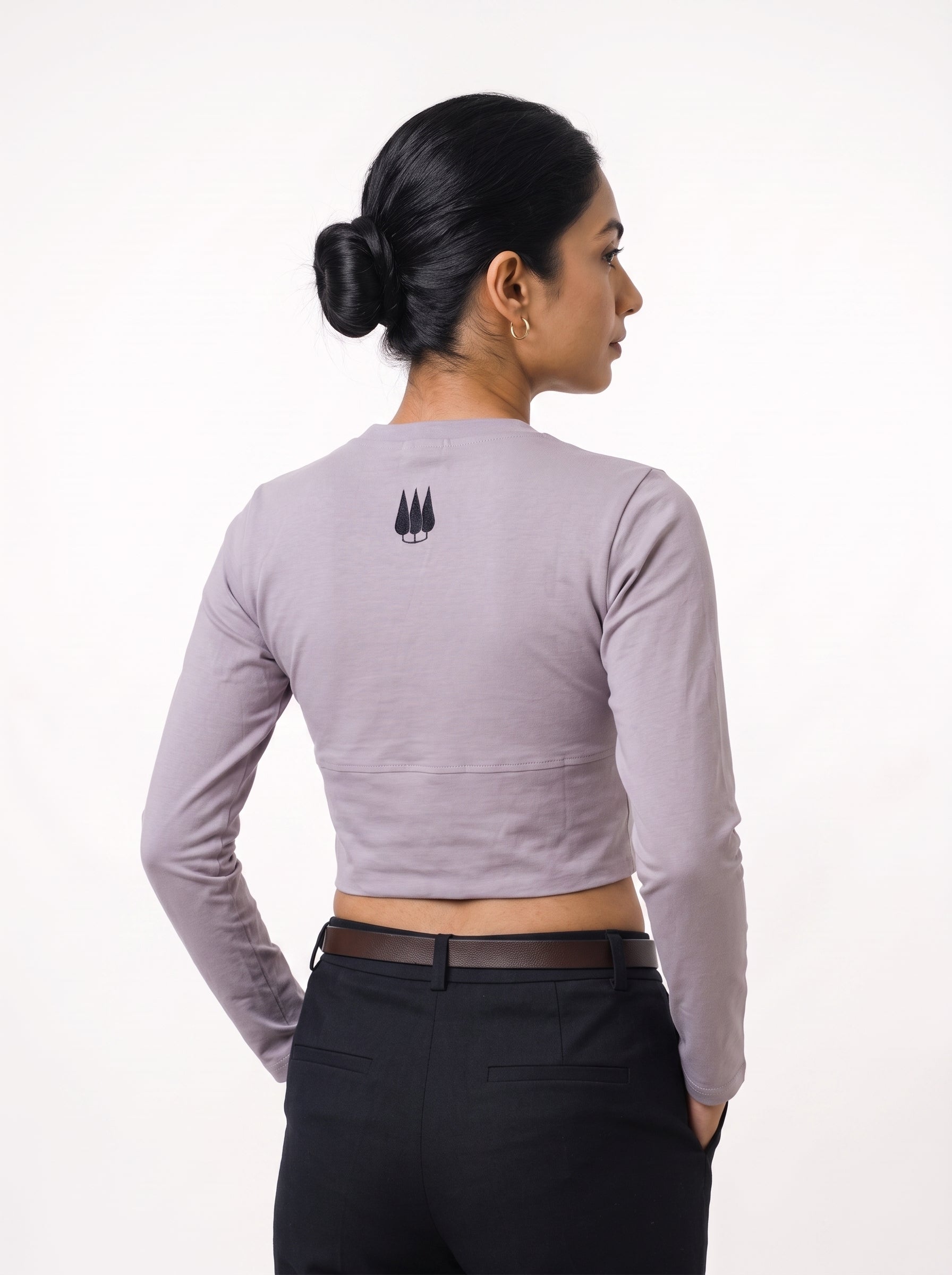 Wilpattu Full Sleeves Crop Top